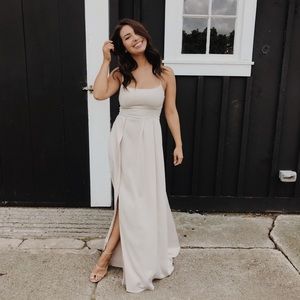 ASOS Nude Bridesmaid Dress
